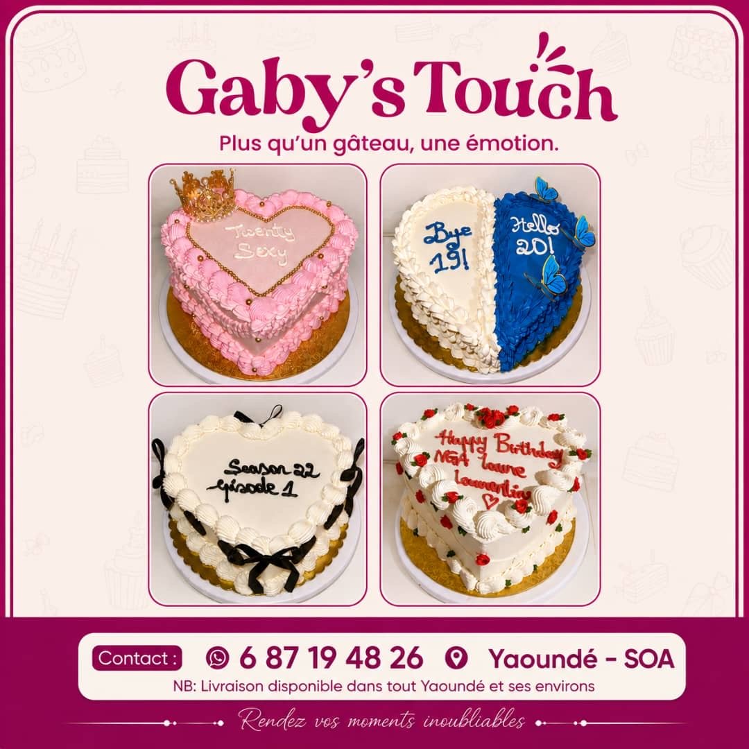 Préparation de gâteaux et cup cake pour vos anniversaires et événements à Yaoundé